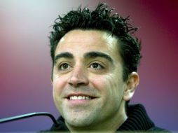 A Xavi le gustaría 'ir por delante en la Liga', pero admite que el Real Madrid está muy fuerte. EFE  /