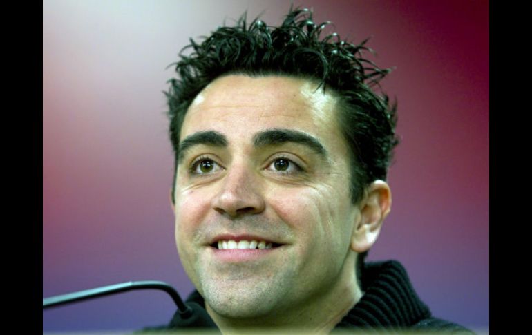 A Xavi le gustaría 'ir por delante en la Liga', pero admite que el Real Madrid está muy fuerte. EFE  /