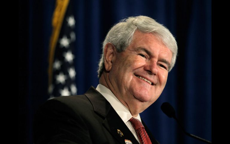 Newt Gingrich avala sólo algunas reformas al sistema de inmigración. AFP  /