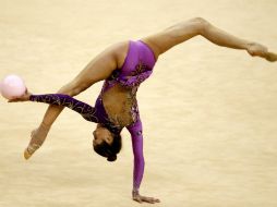 La mexicana terminó la competencia en el lugar 21, por lo que no puedo cumplir el objetivo de ir a Londres 2012. EFE  /