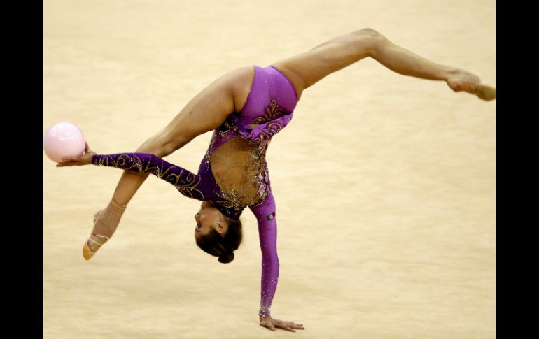 La mexicana terminó la competencia en el lugar 21, por lo que no puedo cumplir el objetivo de ir a Londres 2012. EFE  /