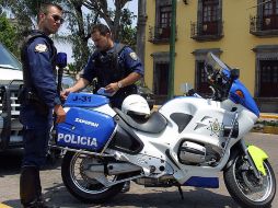 El oficial fue llevado a la Cruz Verde Zapopan Norte para ser atendido. ARCHIVO  /