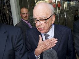 El magnate mediático Rupert Murdoch logró un acuerdo para indemnizar a 36 personas que fueron víctimas del espionaje. ARCHIVO  /