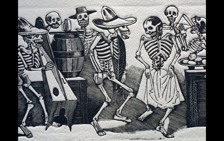 Las Calacas de José Guadalupe Posada fueron una atrevida representación de la sociedad porfiriana. ARCHIVO  /