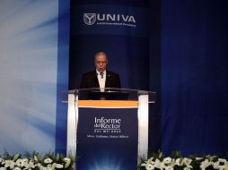 Informe de actividades de Guillermo Alonzo Velasco, rector de la Univa.  /