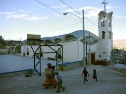 Desde hace 16 años se fundó la Colonia Tarahumara en la periferia de la ciudad fronteriza. EFE  /