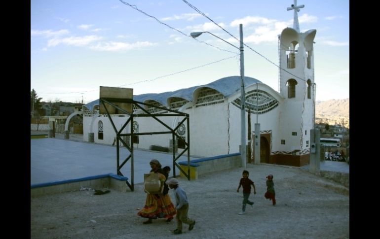 Desde hace 16 años se fundó la Colonia Tarahumara en la periferia de la ciudad fronteriza. EFE  /