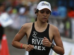 Claudia Rivas tuvo una destacada actuación el iberoamericano de Triatlón. MEXSPORT  /