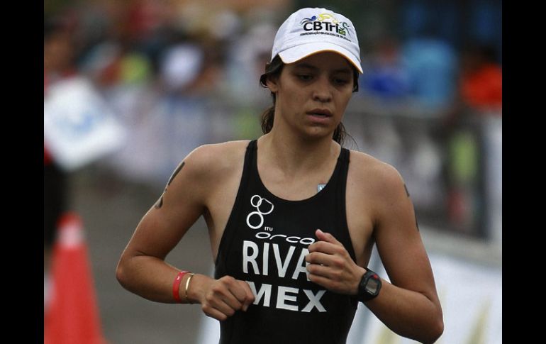 Claudia Rivas tuvo una destacada actuación el iberoamericano de Triatlón. MEXSPORT  /