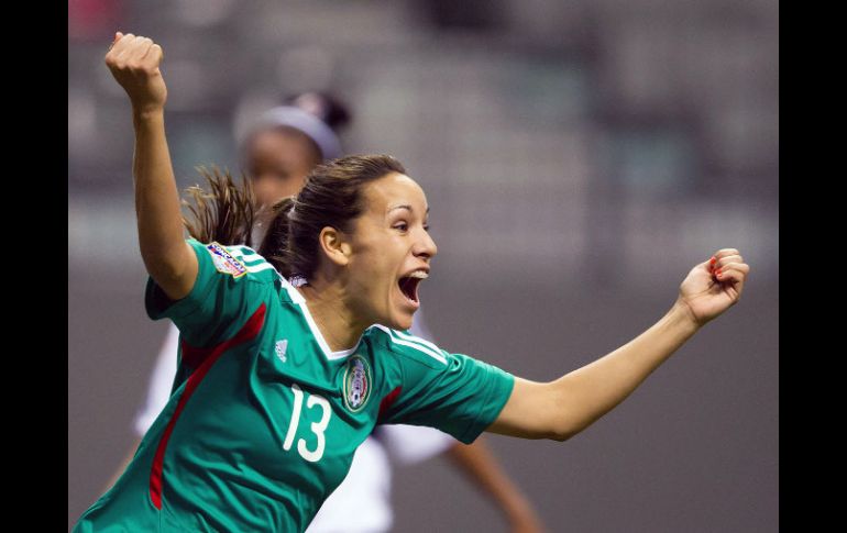 Jennifer Ruiz destacó en el encuentro contra República Dominicana al marcar un gol. AP  /