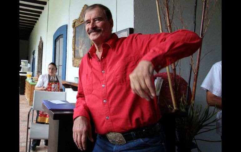 Propiedades del ex presidente Vicente Fox fueron allanadas por su presunta participación en enriquecimiento ilícito. ARCHIVO  /