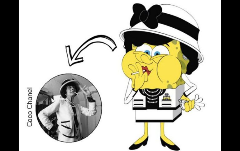 Mademoiselle Chanel a la ''Bob Esponja''. ESPECIAL  /