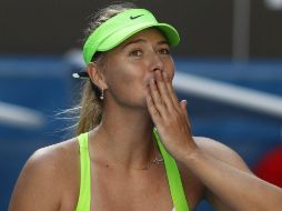 María Sharapova podría volver a ser la número uno del mundo si le gana a la bielorrusa. EFE  /