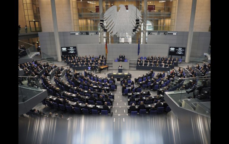 El parlamento alemán conmemora a las vícitmas del Holocausto. EFE  /