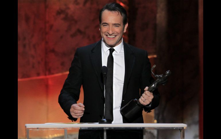 Jean Dujardin recibió el domingo el Premio del Sindicato de Actores de la Pantalla al mejor actor. REUTERS  /