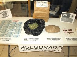 El detenido y la droga quedaron a disposición del Fiscal Federal, quien inició la averiguación previa. ESPECIAL  /