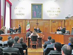 La Suprema Corte de Justicia resolvió con tres votos a favor y uno en contra el fallo a favor de los indígenas. EL UNIVERSAL  /