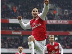 La goleada llega tras tres derrotas consecutivas del Arsenal en la liga inglesa. REUTERS  /