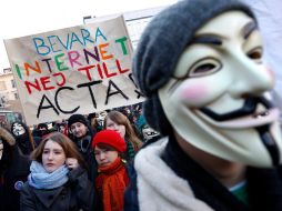 Mientras en Praga entra en recesión la ratificación del ACTA; en Suecia protestan igualmente contra este tratado. AP  /