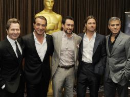 Los nominados al Oscar como mejor actor se reunieron en un almuerzo este lunes. AP  /