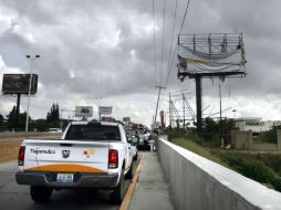 El municipio ha clausurado al menos una cuarta parte del total de espectaculares fuera de norma que hay en Tlajomulco.  /