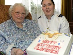 Aunque nunca combatió, estaba considerada en el Reino Unido como la última veterana de la I Guerra Mundial. AP  /