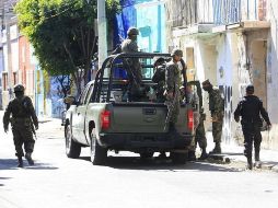 El Ejército Mexicano apoyó el operativo llevado a cabo por los detectives de la Policía Ministerial. ARCHIVO  /