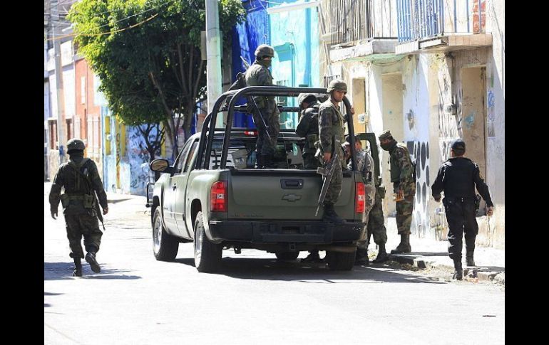 El Ejército Mexicano apoyó el operativo llevado a cabo por los detectives de la Policía Ministerial. ARCHIVO  /