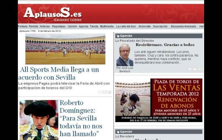 Anonymous ahora ataca al portal de una revista taurina española. ESPECIAL  /