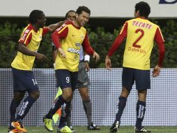 Monarcas venció a Chivas la semana pasada, con doblete de Miguel Sabah. MEXSPORT  /