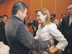 La victoria de Vázquez Mota en las internas del PAN significó un crecimiento de sus preferencias electorales. NTX  /