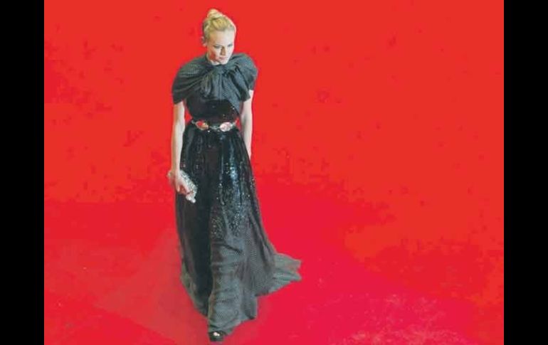 Diane Kruger a su paso por la alfombra roja. EFE  /