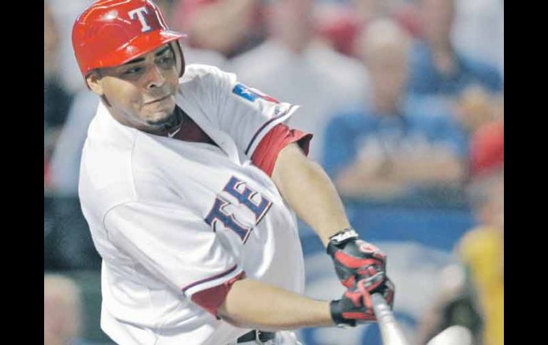 Nelson Cruz fue el Jugador Más Valioso de la pasada Serie de Campeonato de la Liga Americana ante los Tigres de Detroit. AP  /