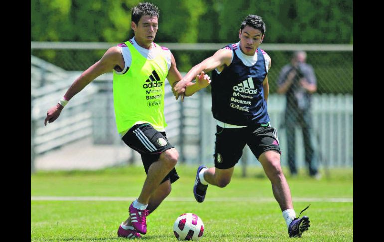 Héctor Moreno y Pablo Barrera han jugado juntos desde niños. MEXSPORT  /