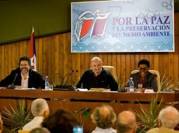 Castro durante la charla con intelecuales en La Habana. EFE  /