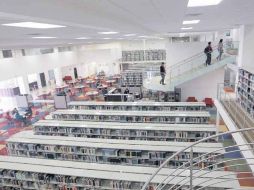 La Biblioteca del Tecnológico de Monterrey, Campus Guadalajara, fue habilitada como un lugar de trabajo colaborativo entre estudiantes.  /