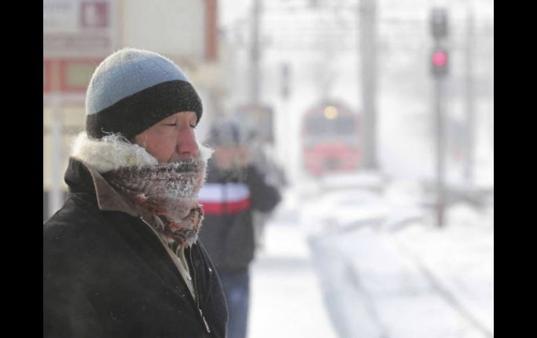 En Rusia no se observaba un mes de febrero tan frío en décadas. EFE  /