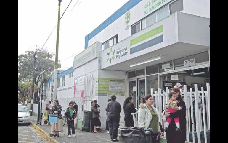 Pacientes en el Hospital General de Zapopan.  /