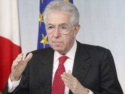 El primer ministro italiano, Mario Monti dijo que por la falta de 'garantías' económicas Roma queda fuera. EFE  /