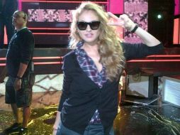 Paulina ya se encuentra ensayando su participación para la gala de premios. IMAGEN TOMADA DE TWITTER @PauRubio  /