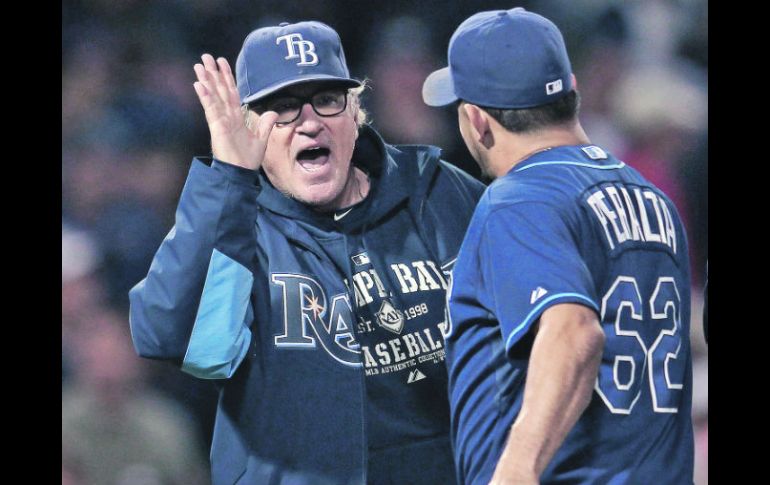 Joe Maddon llegó a una Serie Mundial en 2008 con los Rays de Tampa Bay. GETTY IMAGES SPORT  /