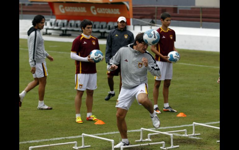 El conjunto estudiantil realizó hoy su último entrenamiento de preparación para enfrentar a los Potros.  /