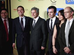 Los realizadores durante la alfombra roja de la  premier de la película. NOTIMEX  /