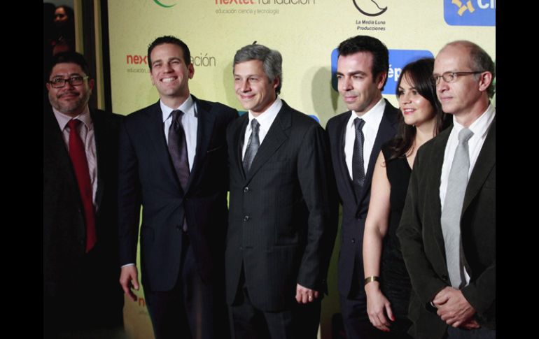 Los realizadores durante la alfombra roja de la  premier de la película. NOTIMEX  /