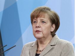 Angela Merkel azuzó hoy las negociaciones con sus socios de coalición y la oposición. REUTERS  /