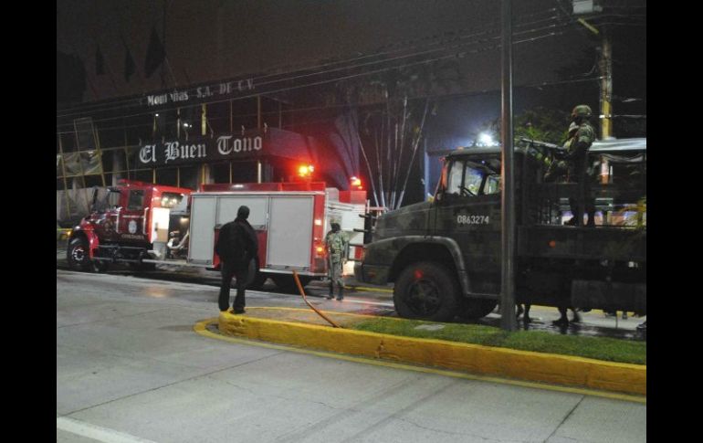 En noviembre, un grupo armado incendió instalaciones del periódico veracruzano El Buen Tono. Aún no hay detenidos. EFE  /