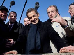 Sarkozy tiene 38% de opiniones positivas, un nivel que no había alcanzado en el último año. AP  /