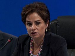 La canciller mexicana, Patricia Espinosa, inauguró los trabajos de la Asamblea Parlamentaria Euro-Latinoamericana. ARCHIVO  /