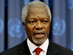 El ex secretario general de la ONU Kofi Annan fue nombrado enviado especial  para lograr el fin de la violencia en Siria. EFE  /