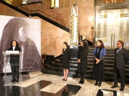 La muestra fue inaugurada en noviembre de 2011, en el Palacio de Bellas Artes por la titular de Conaculta, Consuelo Sáizar. ARCHIVO  /